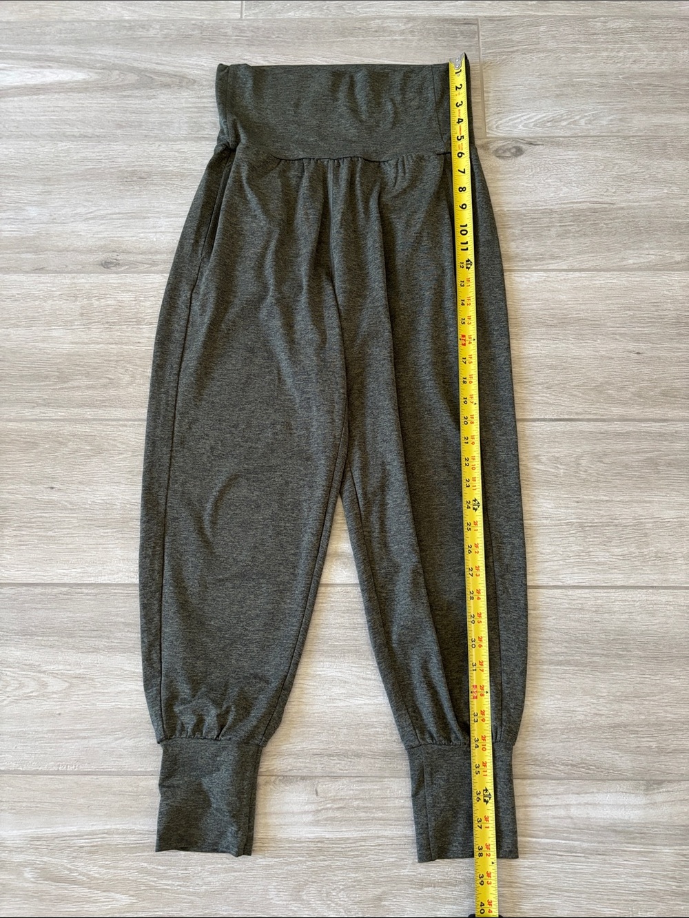 Aerie Green & Black Space Dye Super Soft Jogger Pants With Pockets Size S/P - Picture 6 of 10